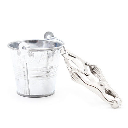 Ohmama Fetish Nipple Clamps With Buckets