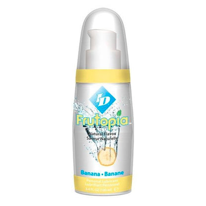 Id Frutopia banana water-based lubricant label