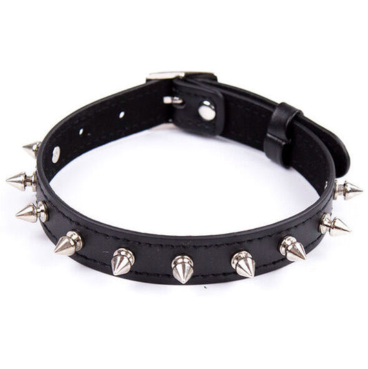 Ohmama Fetish - Collar Spikes Punk Collar