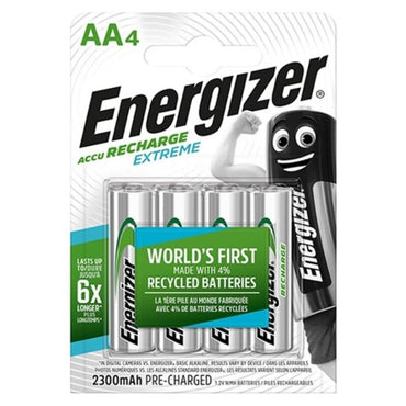 Energizer - Extreme Rechargeable Battery Hr6 Aa 2300Mah 4 Unit