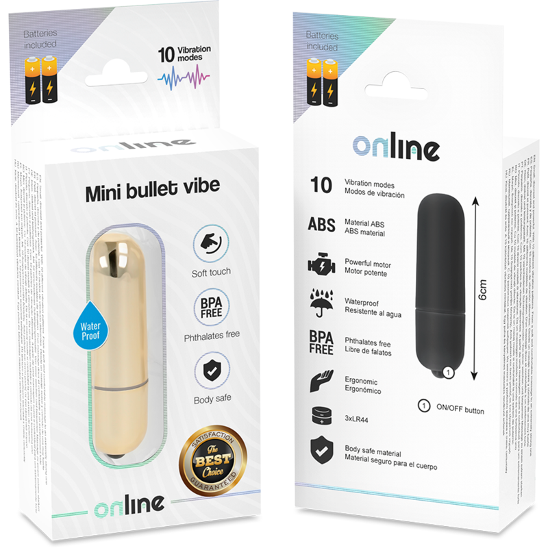 Online - Mini Bullet Vibe Golden