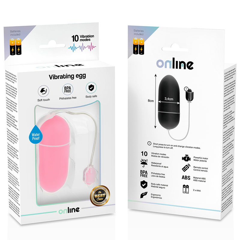 Online - Waterproof Vibrating Egg Pink