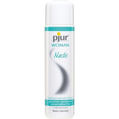Pjur Woman Nude additive-free lubricant label