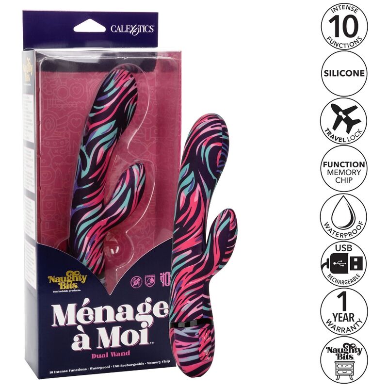 California Exotics - Menage A Moi Dual Wand Vibrator