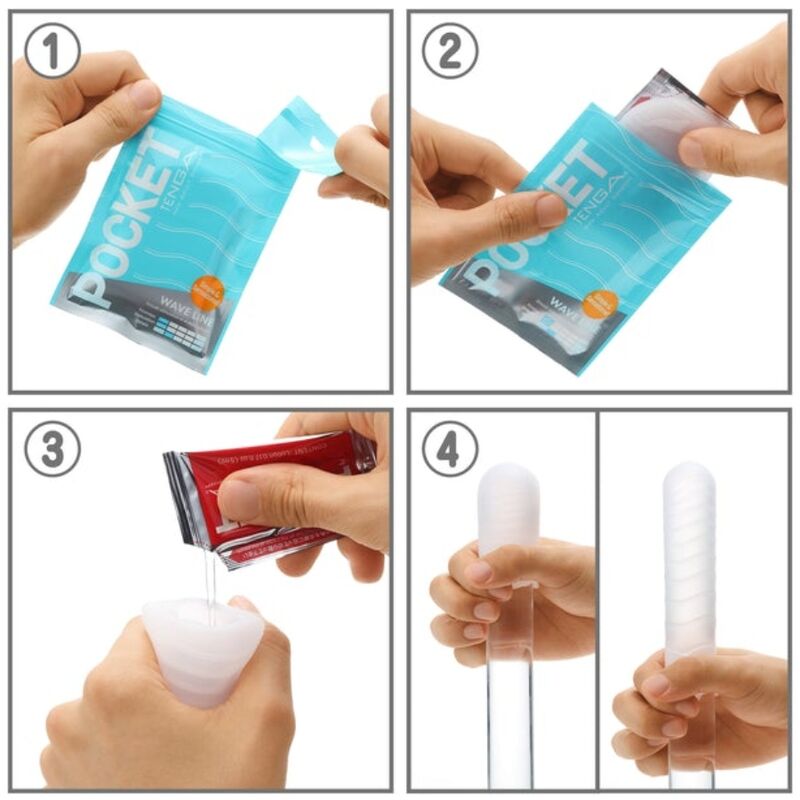 Tenga - Hexa Brick Masturbator Pocket