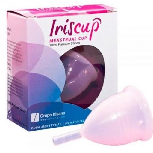 Iriscup - Small Pink Month Cup A + Free Sterilizer Bag