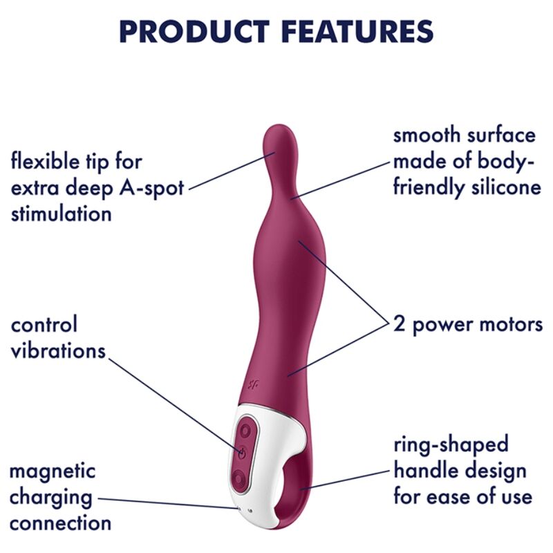 Satisfyer - Amazing 1 Aspot Vibrator Berry