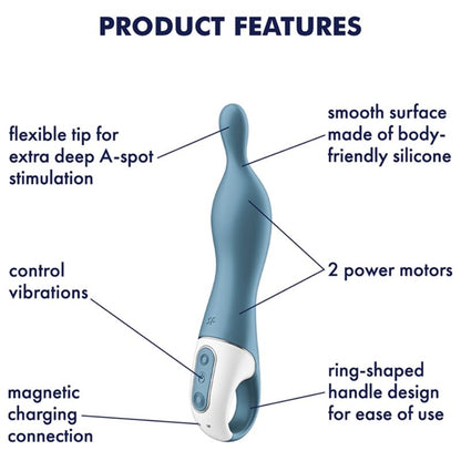 Satisfyer - Amazing 1 Aspot Vibrator Blue