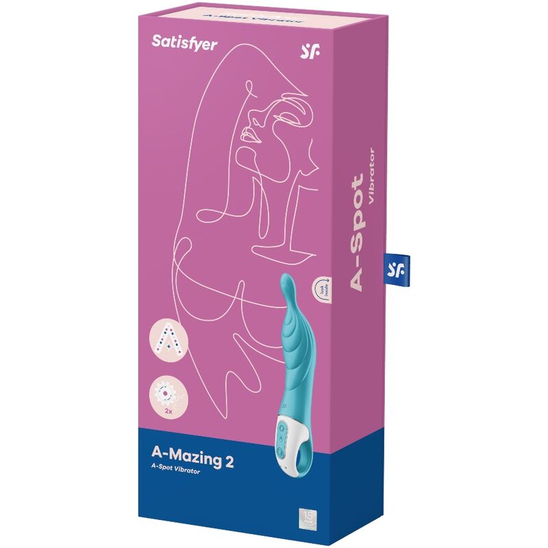 Satisfyer - Amazing 2 Aspot Vibrator Turquoise