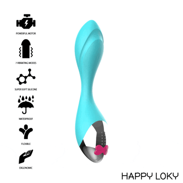 HAPPY LOKY - Mini Silicone Vibrator by DelighToys