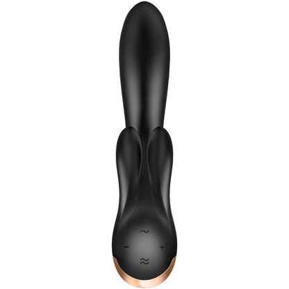 Satisfyer - Double Flex Vibrator App Black