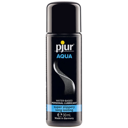 Pjur Aqua water-based lubricant packaging detail