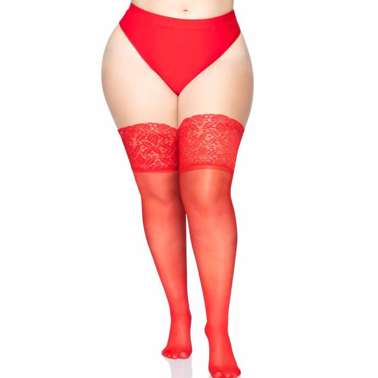 Leg Avenue - Stay Ups Sheer Thigh Up Plus Size