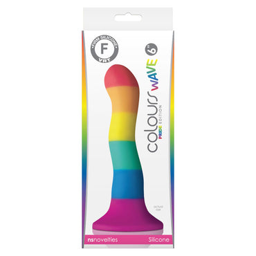 Pride - Lgbt Flag Dildo Wave 17 Cm