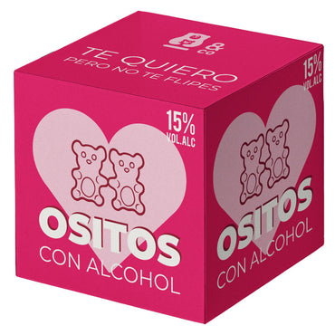 OSITO & CO - Alcohol – Infused Gummy Bears Gin & Strawberry Flavor