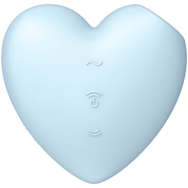 Satisfyer - Cutie Heart Air Pulse Stimulator & Vibrator Blue