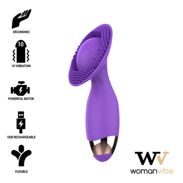 WOMANVIBE - Puppy Stimulator – Rechargeable Silicone Vibrator by DelighT