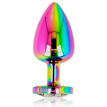 Ohmama - Iridescent Heart Anal Plug Size L