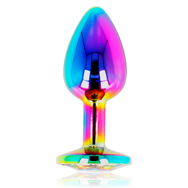 Ohmama - Iridescent Circle Anal Plug Size S