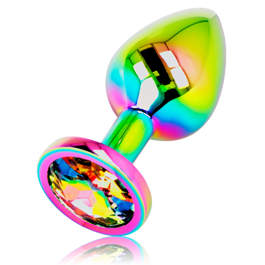 Ohmama - Iridescent Circle Anal Plug - Size L