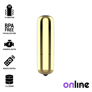ONLINE - DelighToys Mini Bullet Vibrator – Golden