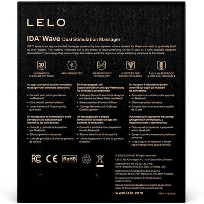 Lelo - Ida Wave Couples Massager Black