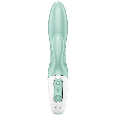 Satisfyer - Air Pump Bunny 5+ Inflatable Rabbit Vibrator App Green