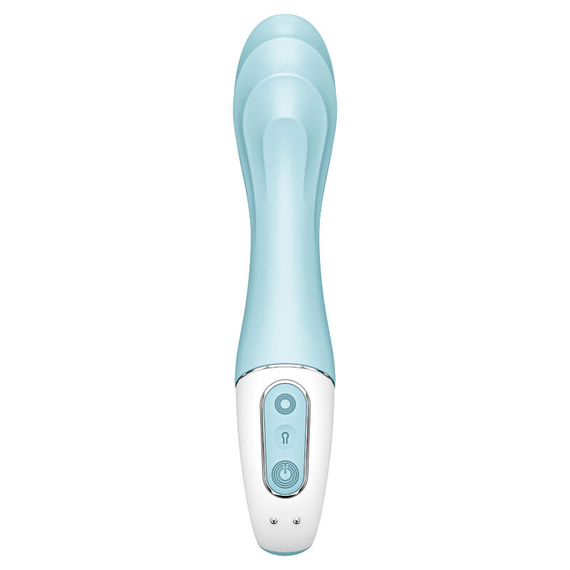 Satisfyer - Air Pump Vibrator 5+ Inflatable G-Spot Vibrator App Blue