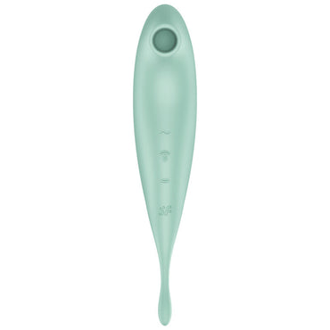 Satisfyer - Twirling Pro+ Air Pulse Stimulator & Vibrator App Green