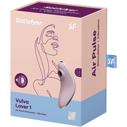 Satisfyer - Vulva Lover 1 Air Pulse Stimulator & Vibrator Violet