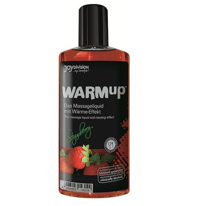 Joydivision Warmup Massage Oil — Strawberry