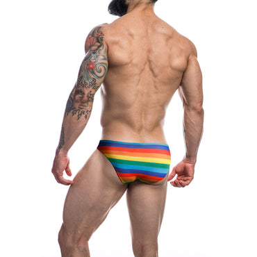 Cut4Men - Low Rise Brief Rainbow L