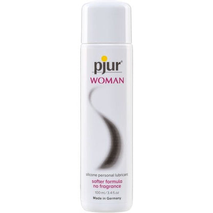 Pjur Woman silicone-based lubricant for women label