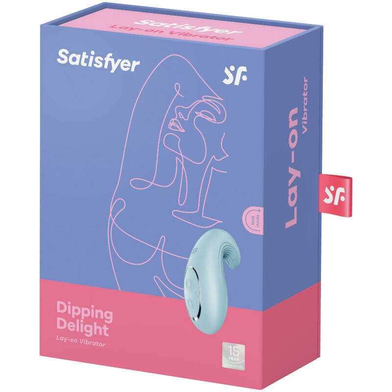 Satisfyer - Dipping Delight Lay-On Vibrator Blue