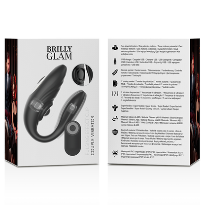 Discover the Brilly Glam G-Spot Vibrator Remote Control. Dual motors, USB rechargeable, and body-safe silicone for unforgettable solo and couple experiences.8