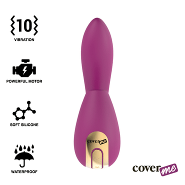 COVERME - by DelighToys – Dual Stimulation Silicone Vibrator