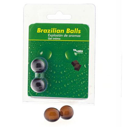 Taloka Brazilian balls intimate gel chocolate variety
