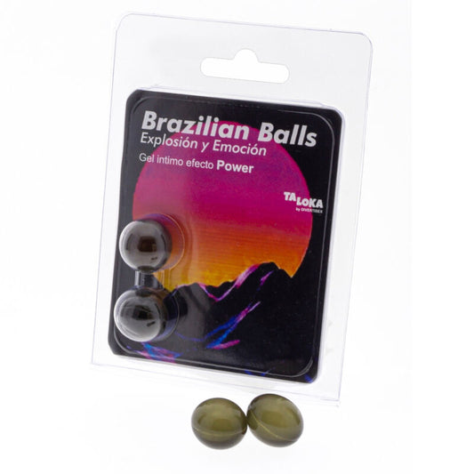 Taloka - 2 Brazilian Balls Power Effect Exciting Gel