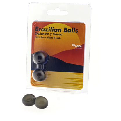 Taloka Brazilian Balls Fresh Effect Gel Lubricant – Lubricants – 2 Pack – product photo 1