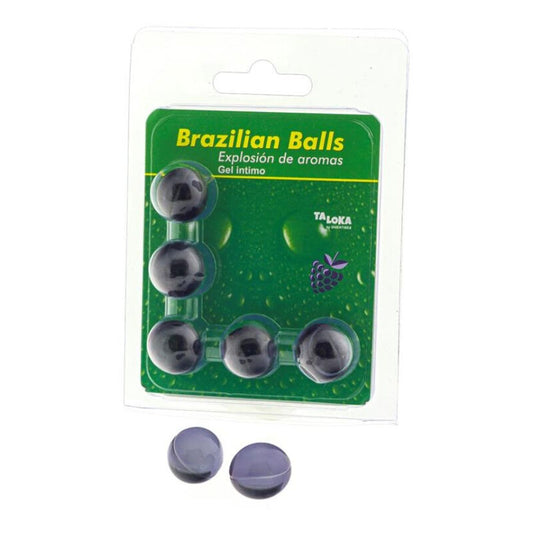 Taloka - 5 Brazilian Balls Berries Intimate Gel