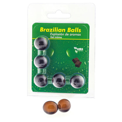 Taloka Brazilian Balls intimate massage gel chocolate