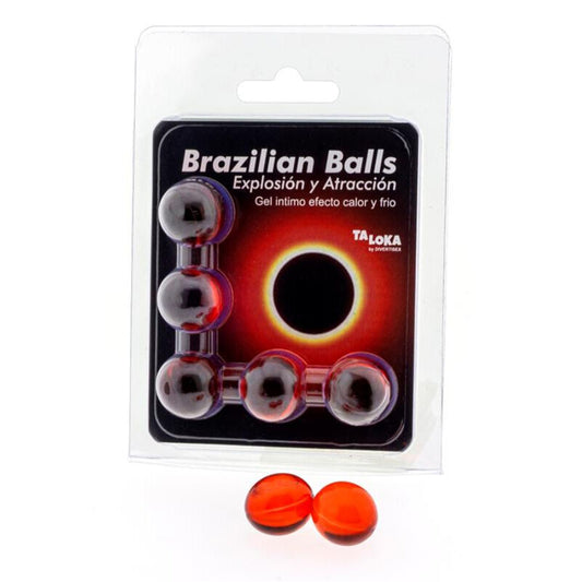 Taloka - 5 Brazilian Balls Hot & Cold Effect Exciting Gel