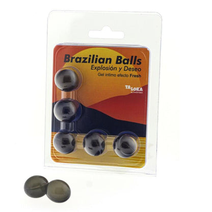 Taloka Brazilian Balls Fresh Effect Gel Lubricant – Lubricants – 5 Pack – product photo 2