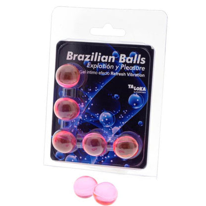Taloka Brazilian Balls Refresh Effect Gel Vibrator – Vibrators – 5 Pack – product photo 2