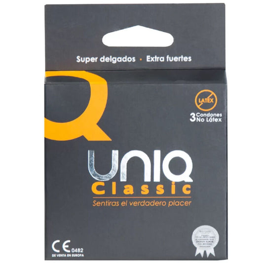 Uniq - Classic Latex Free Condoms 3 Units