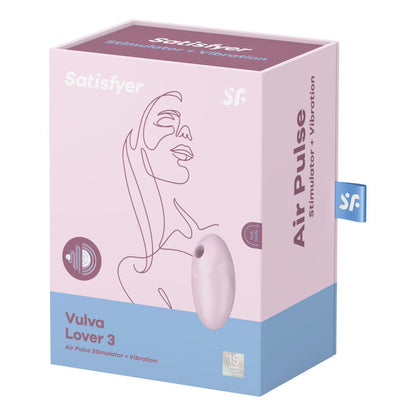 Satisfyer - Vulva Lover 3 Air Pulse Stimulator & Vibrator Pink