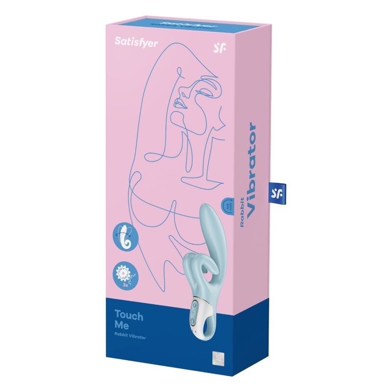 Satisfyer - Touch Me Rabbit Vibration Blue