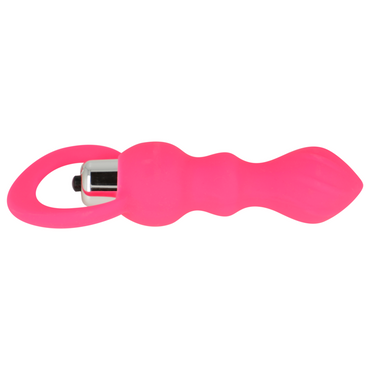 Ohmama - Anal Stimulator With Vibration 9 Cm Pink