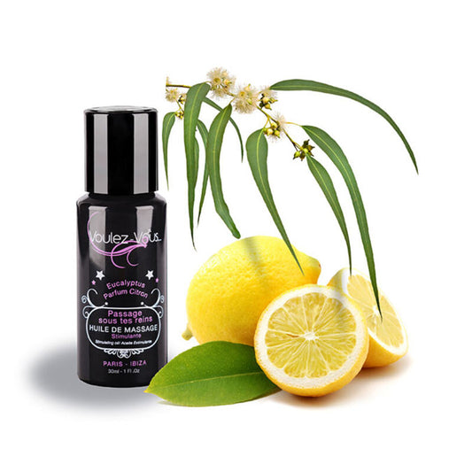 Voulez-Vous - Massage Oil Stimulating - Eucalyptus & Lemon 30 Ml