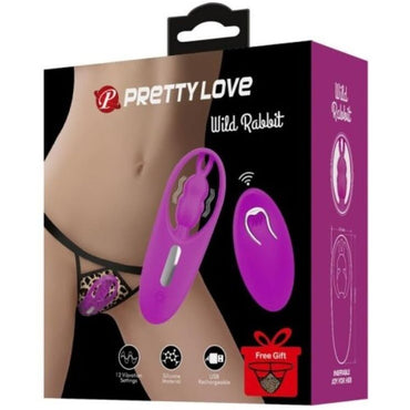 Pretty Love - Wild Rabbit Stimulator For Panties With Remote Control Lilac